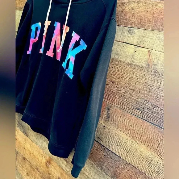 Victoria’s Secret Tie-Dye Black Hoodie - Picture 4 of 11